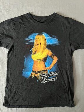 Y2K Britney Spears tee Men's size medium merchandise crop top collectible pop